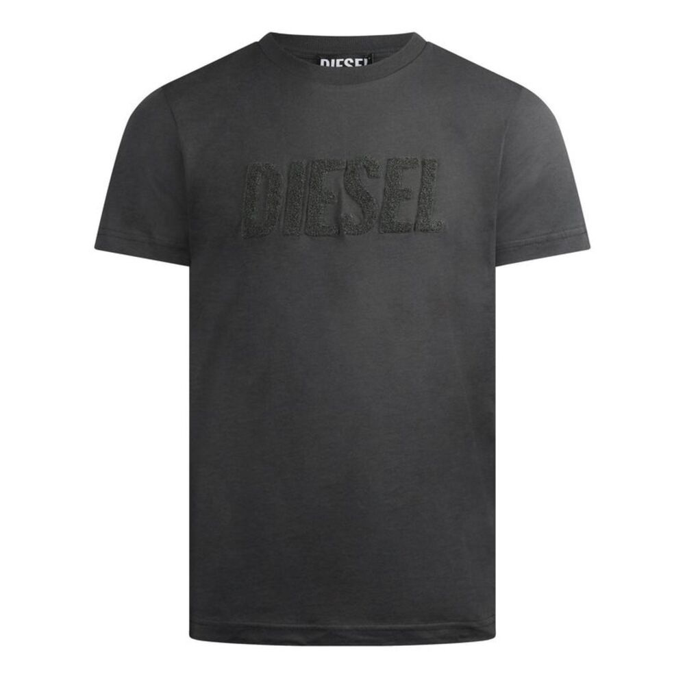 Diesel Mens T Diegor Big Logo T-Shirt / Gray